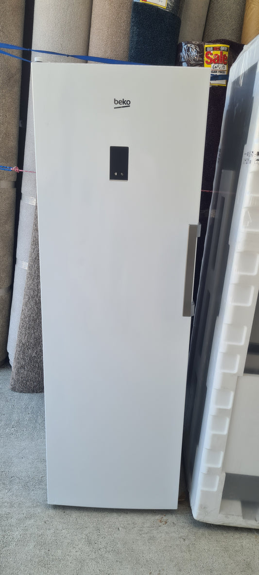 Beko FNP4686W 186cm Frost Free Upright Freezer - White