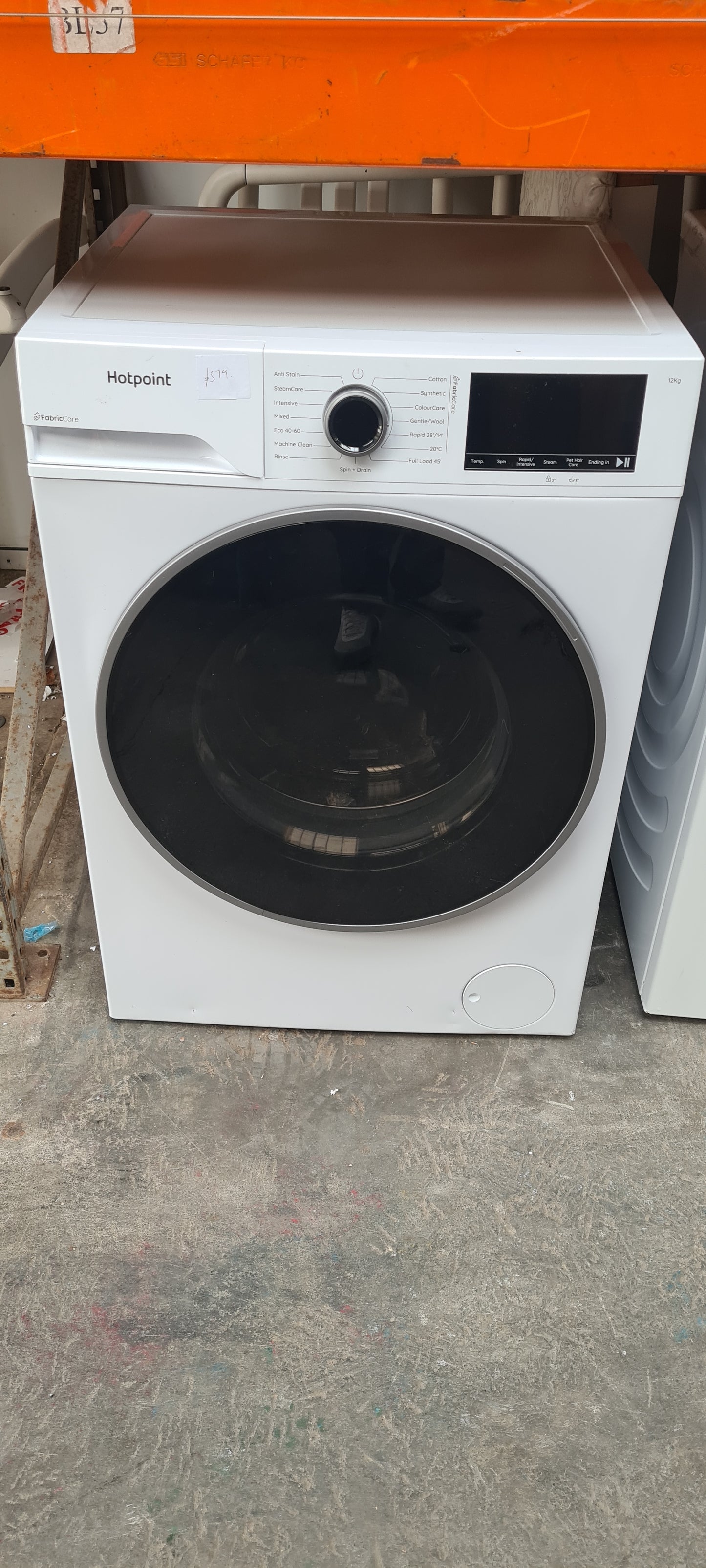Hotpoint Fabric Care HBCA 123 CARE UK 12kg Washing Machine with 1400 rpm - White - A Rated