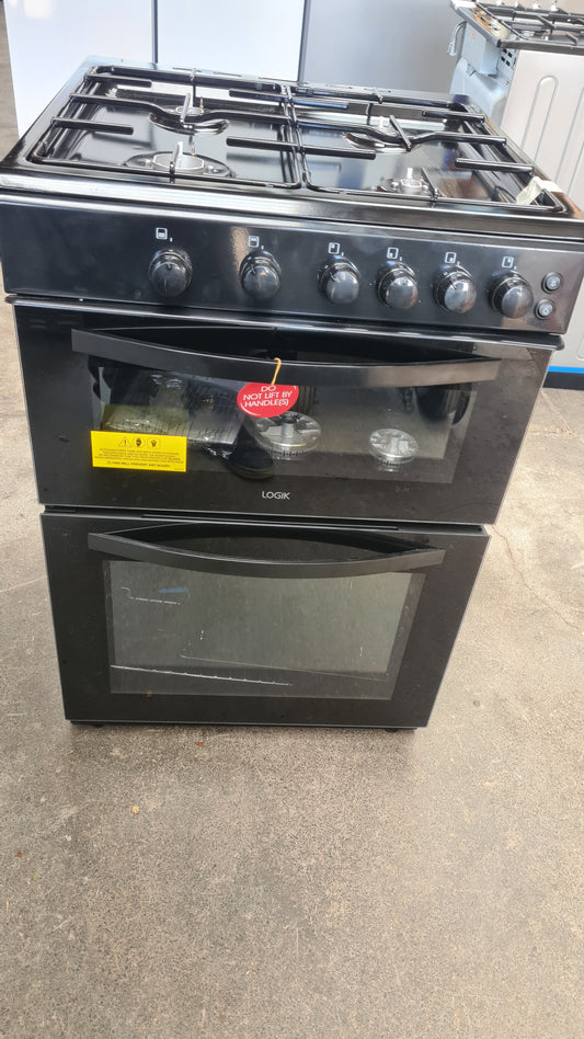 LOGIK LFTG60B22 60 cm Gas Cooker - Black