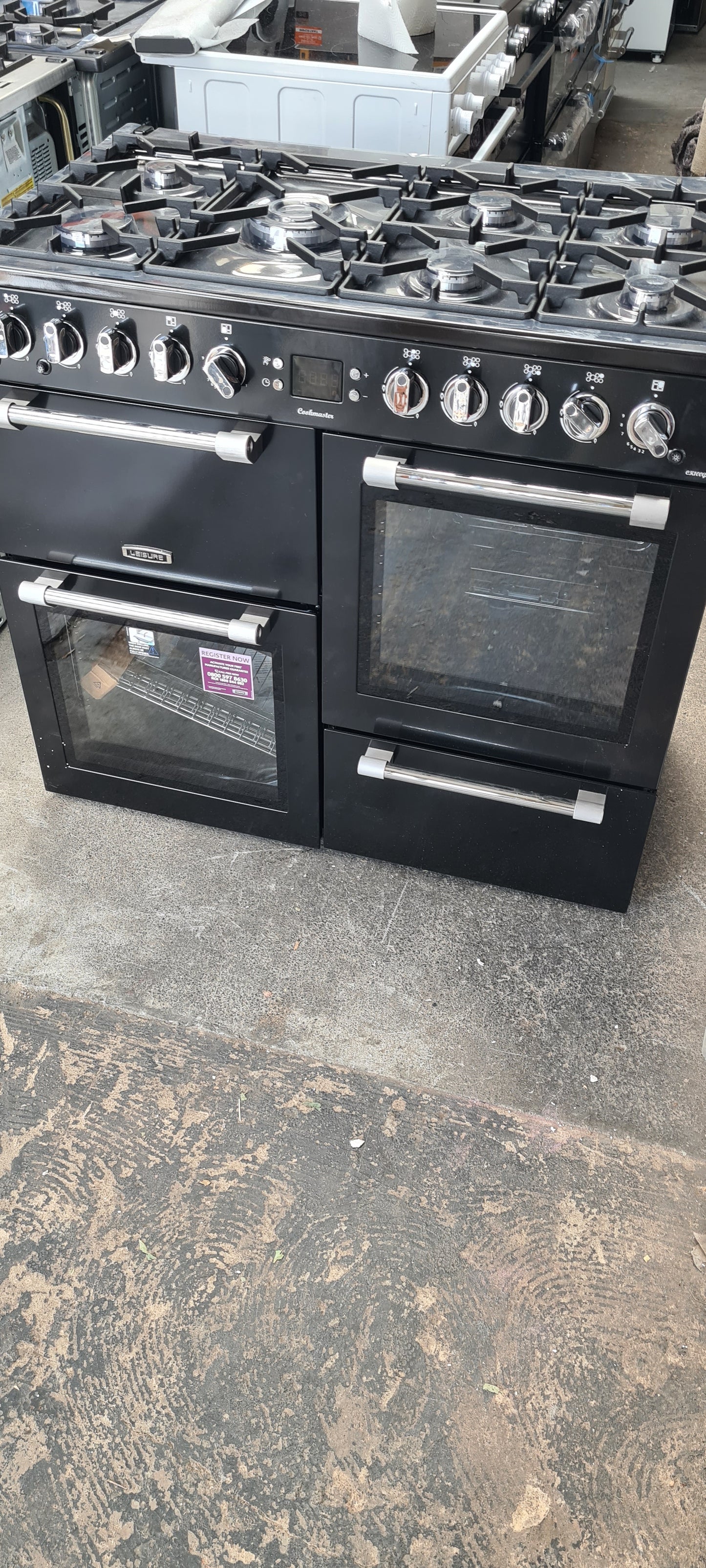 LEISURE Cookmaster CK100G232K 100 cm Gas Range Cooker - Black